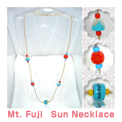 Mt. Fuji Sun Necklace